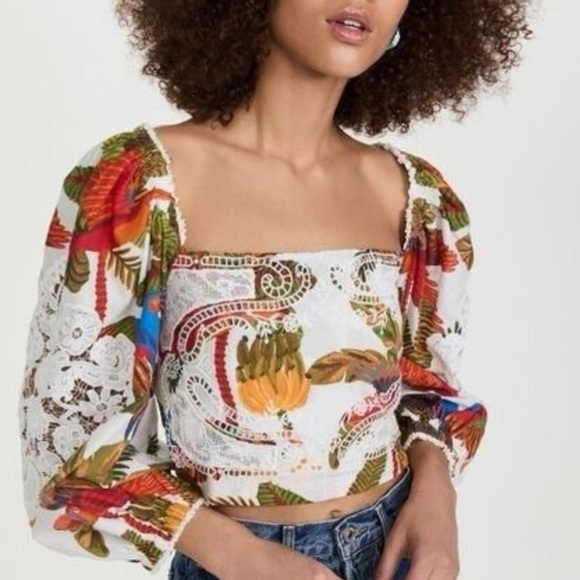 Anthropologie Farm Rio Forest Birds size Small - Picture 2 of 15